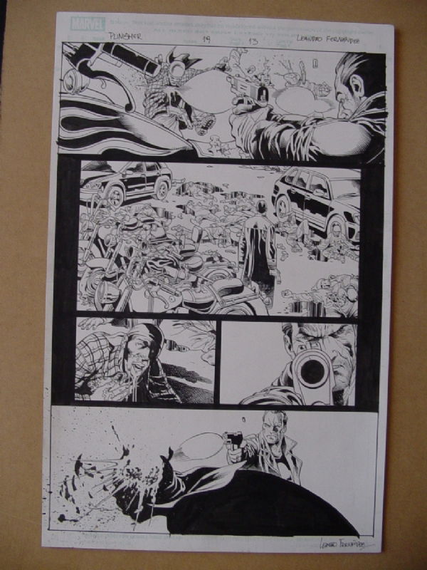 Punisher Max Page In Matt Corrigan S My Pages Comic Art Gallery Room